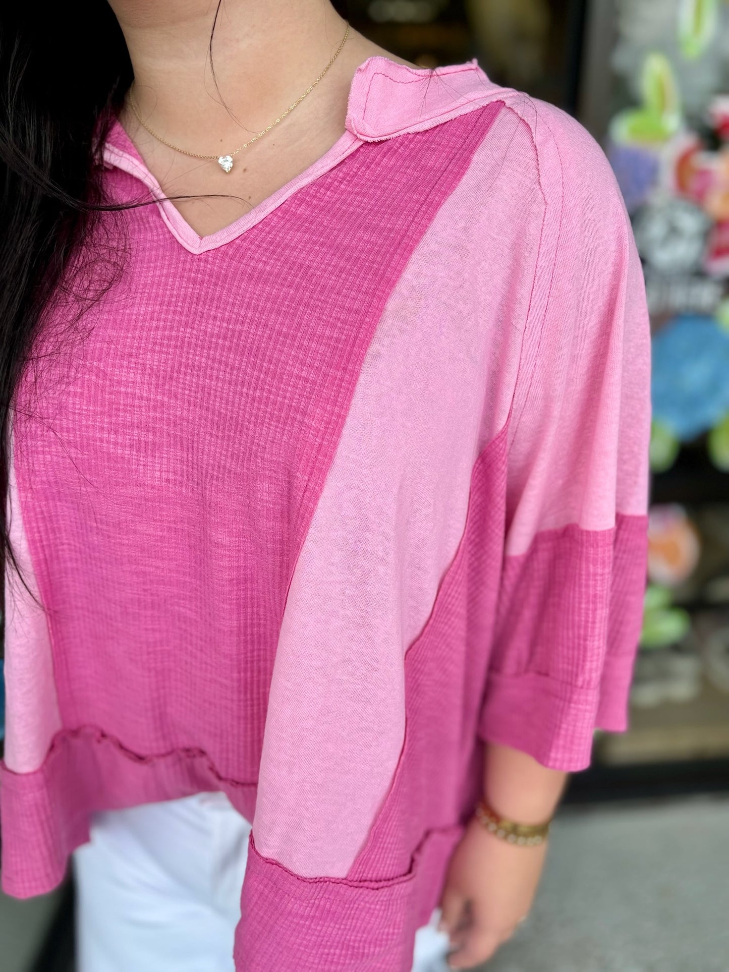 The McClellan Top-Blush/Pink