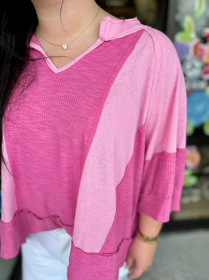 The McClellan Top-Blush/Pink