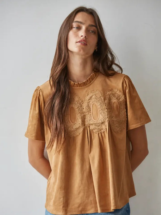 Phoenix Top Woven - Camel