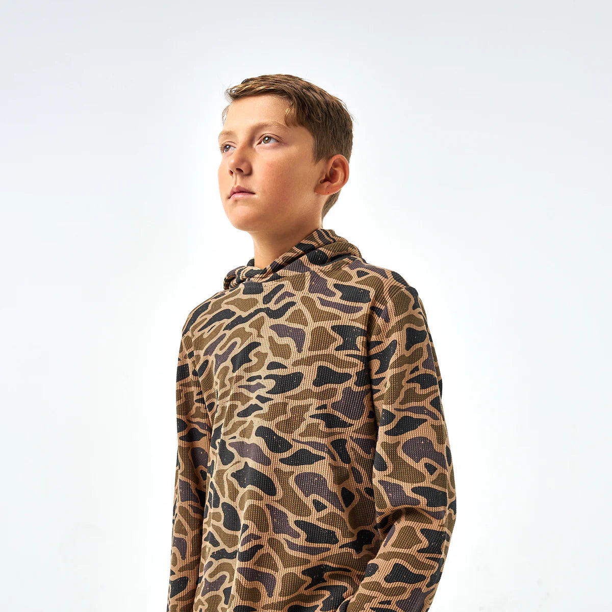 Youth Thermal Hoodie Gauge Camo