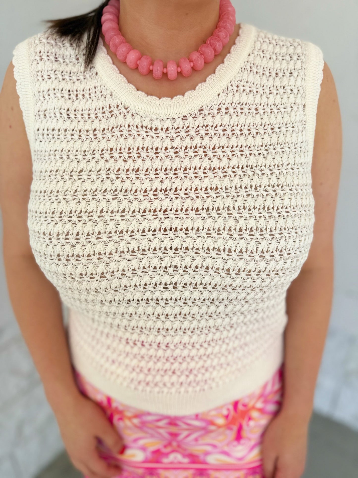 Stop Ahead Tank - white