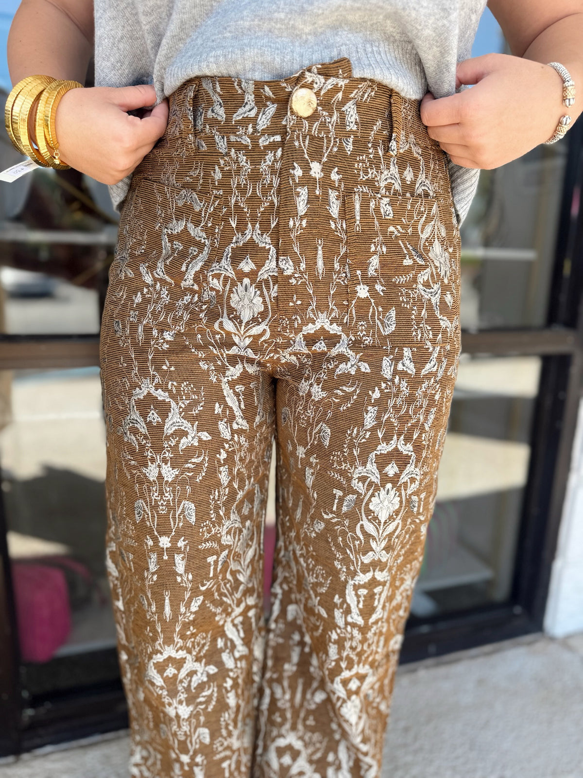 Jacquard Please Pants