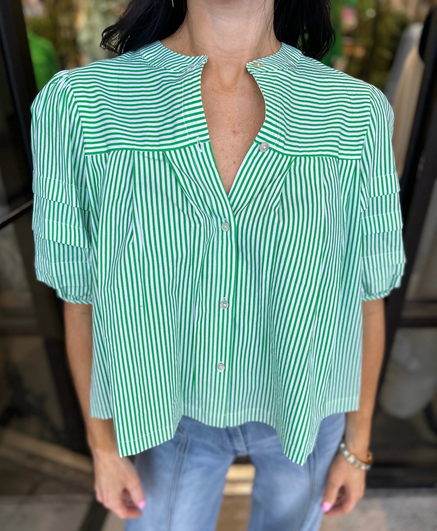 Finish Up Top - Green