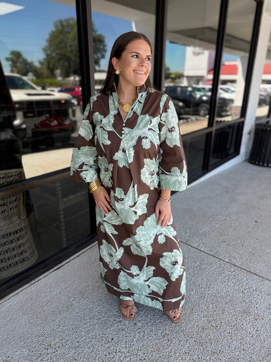 Autumn Dress - chocolate