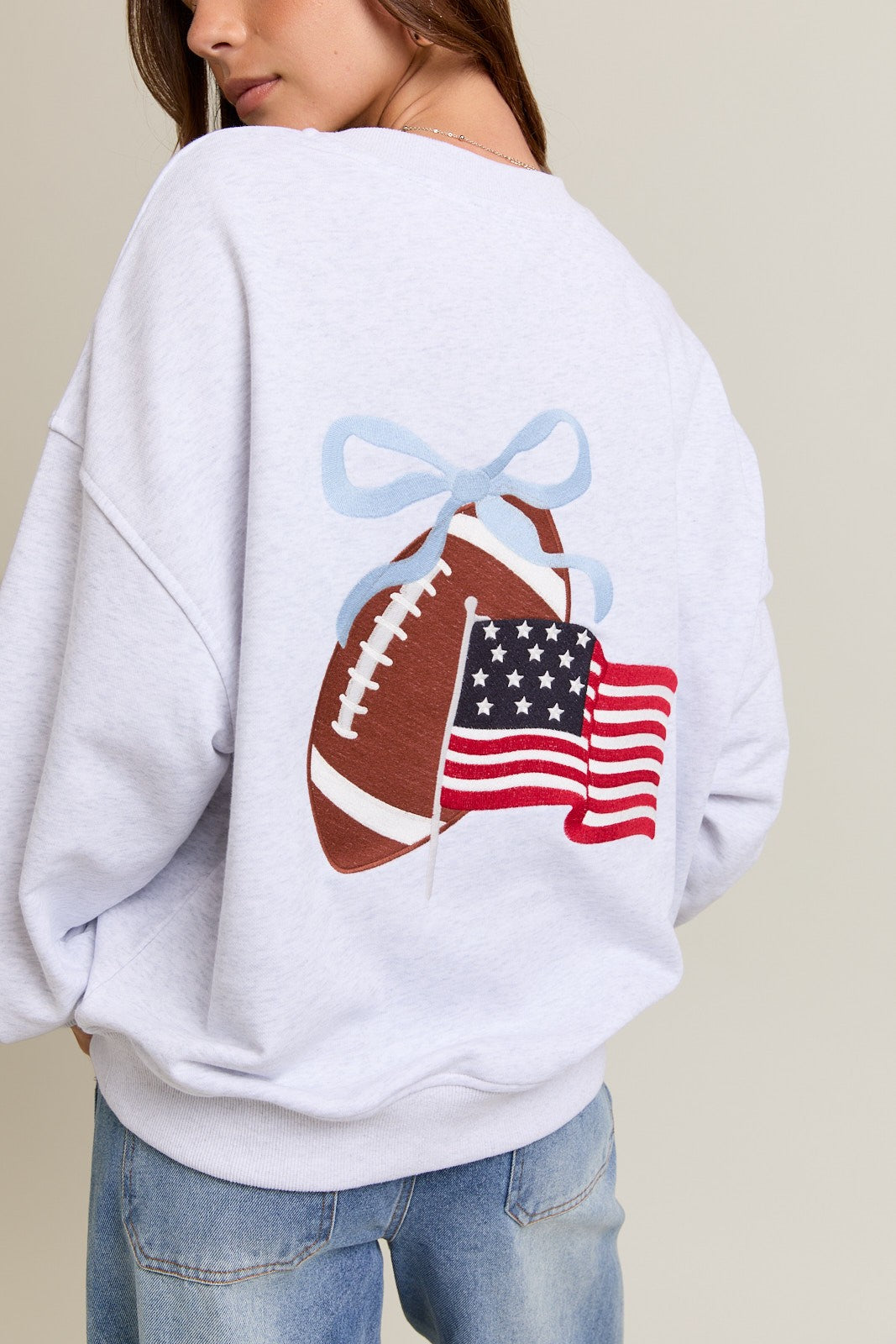 America + Football Sweatshirt
