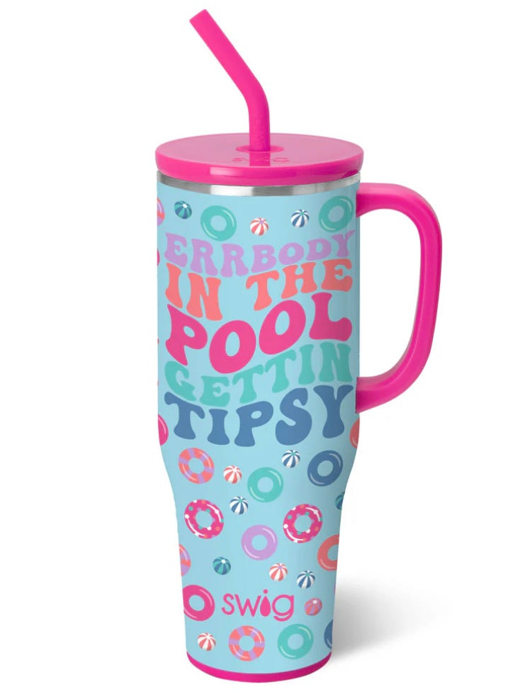 Errbody in the pool getting tipsy 40oz