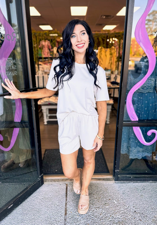 Keeping It Crew Set - Ivory