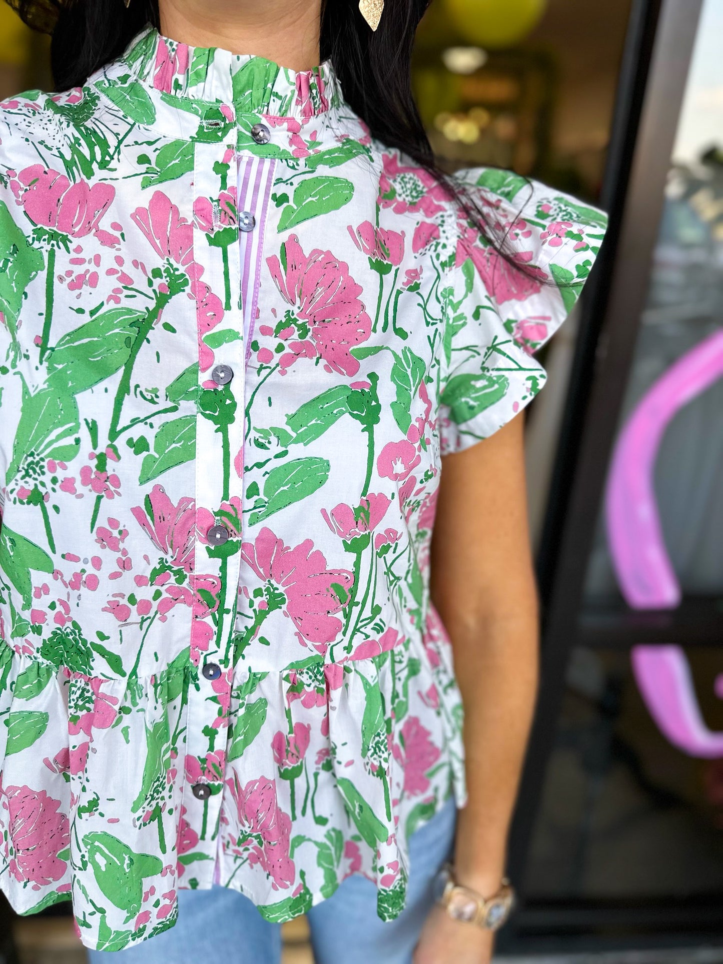 Victora Top - pink