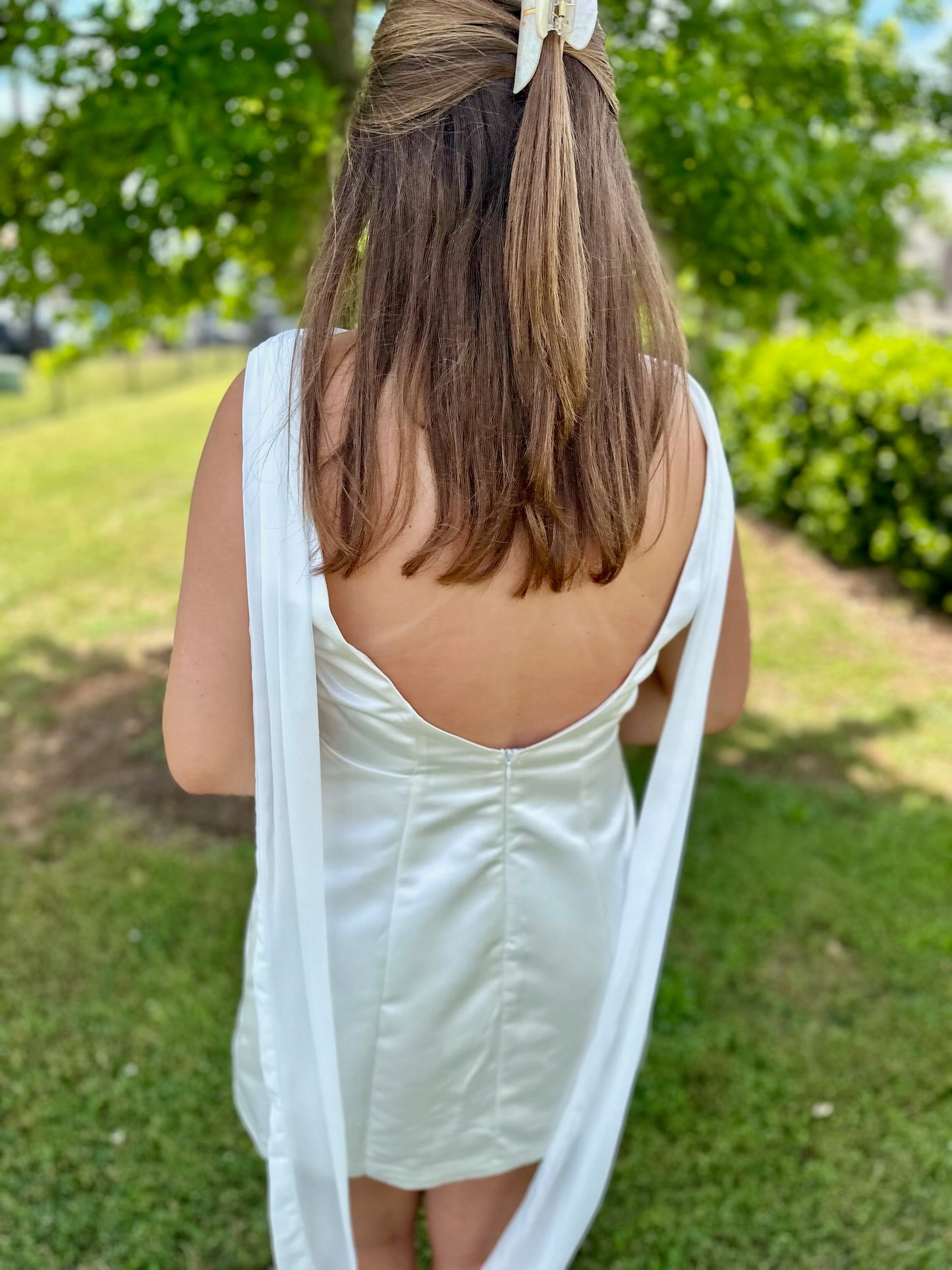 Draped Over Cutie Mini - off white