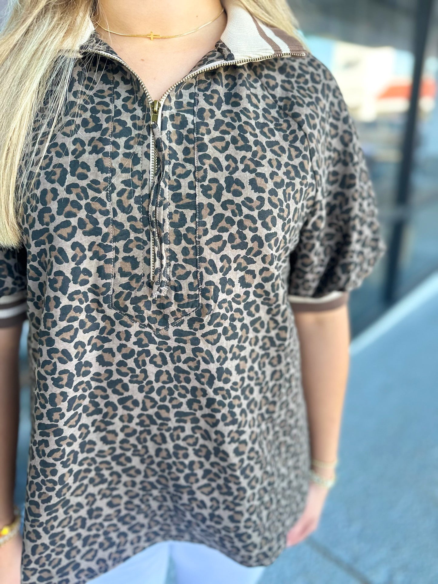 Leopard Babe Top