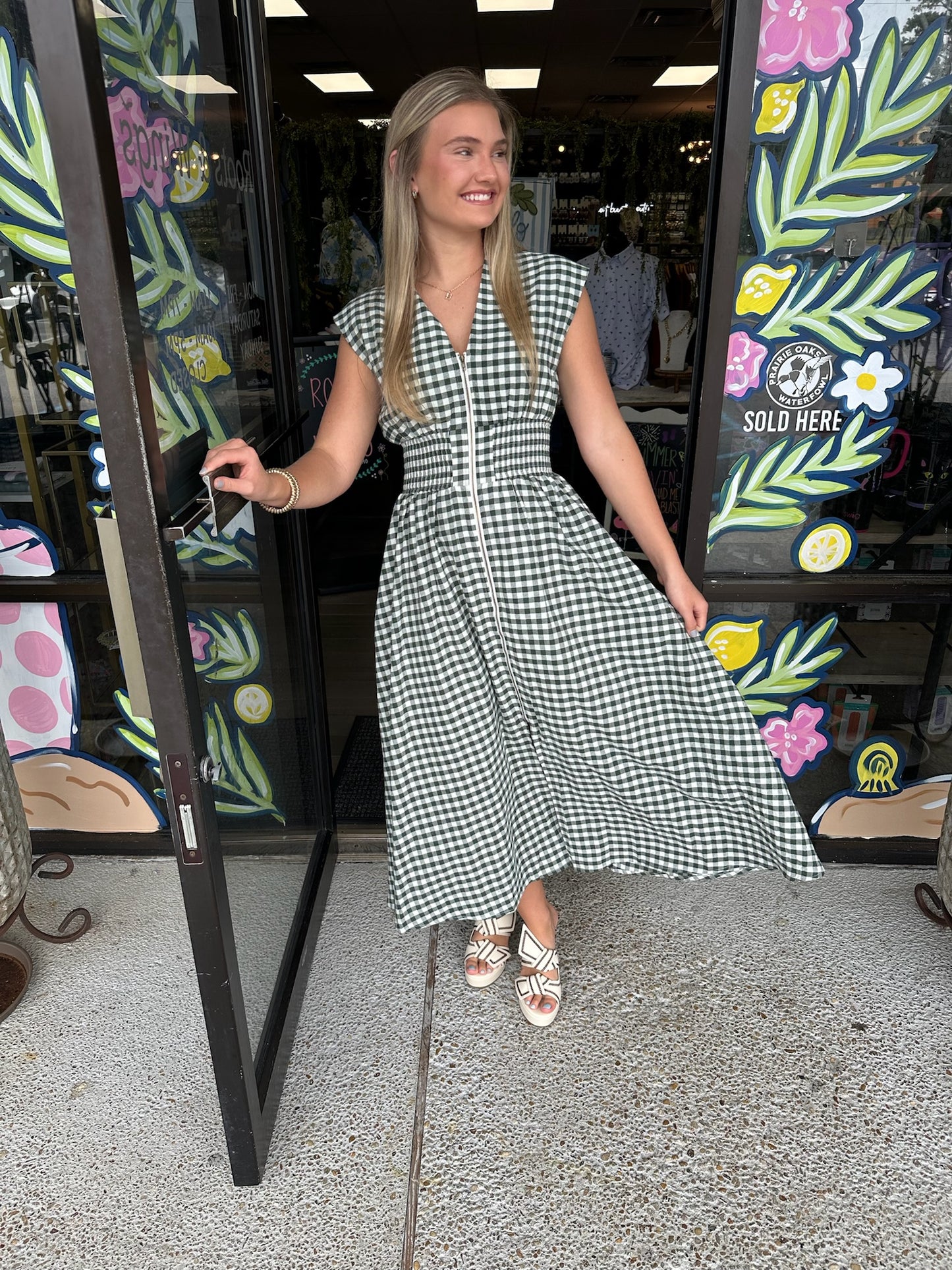 Gingham Time Midi
