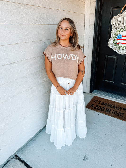 White Escape Skirt