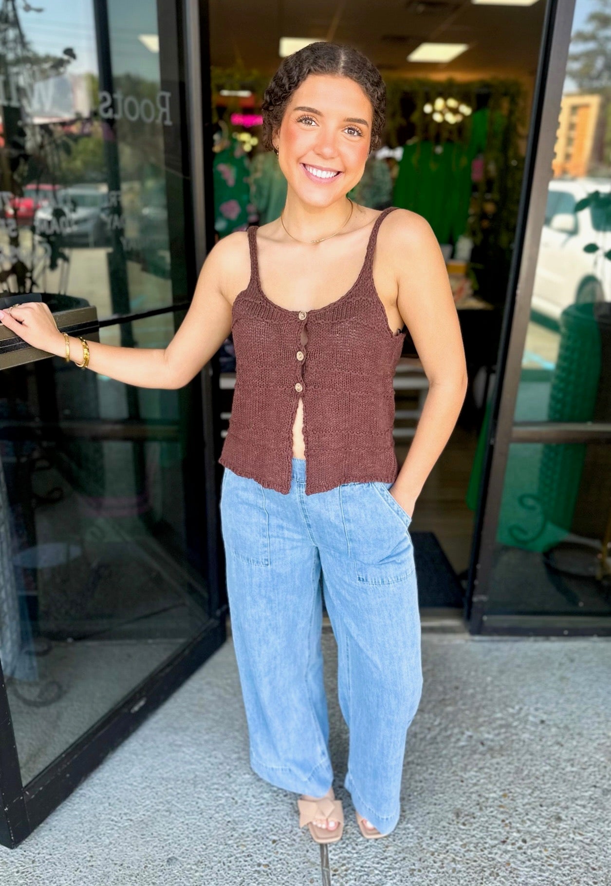 Sophie Top - Dusty Wood