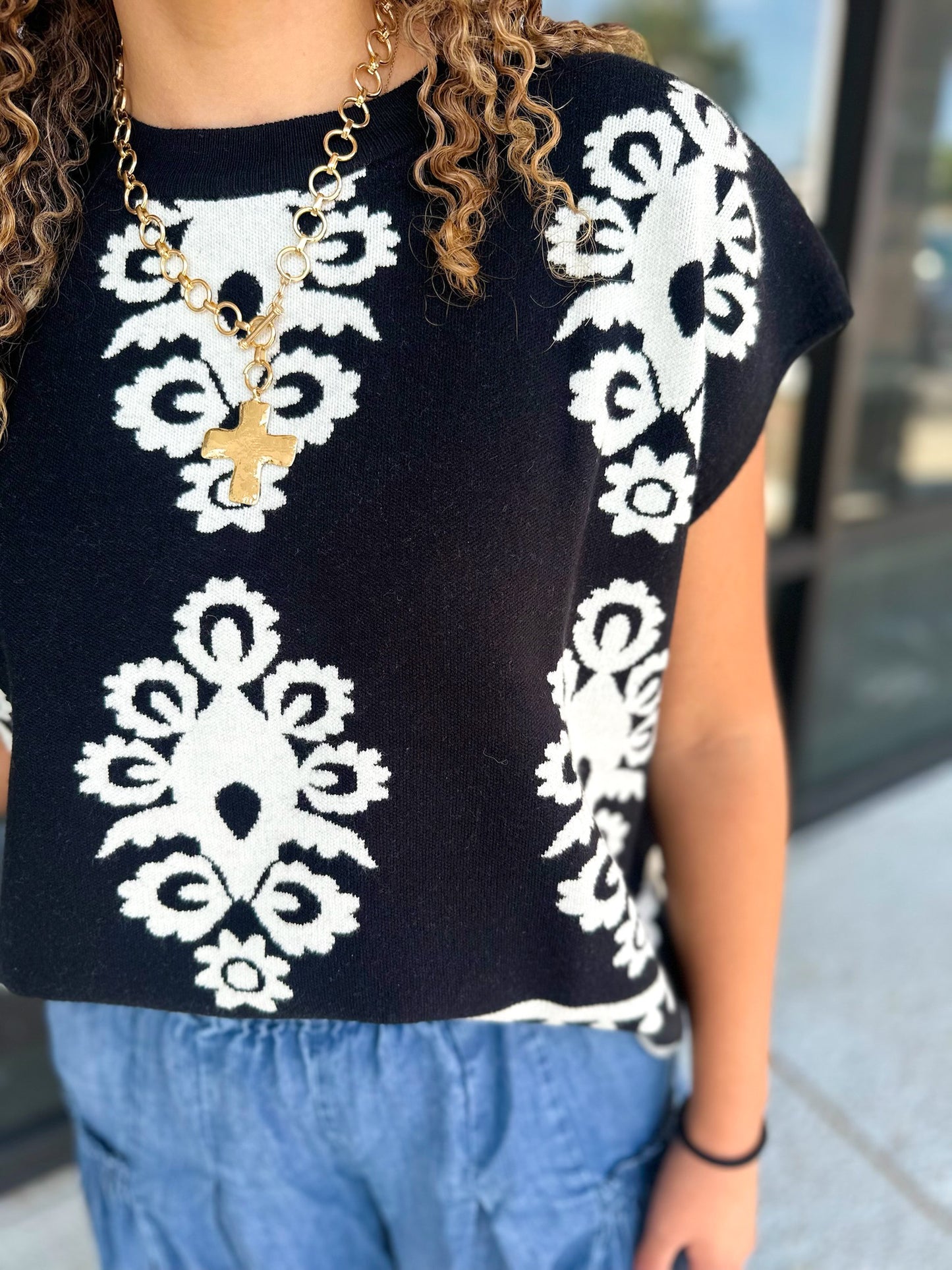 Damask Top