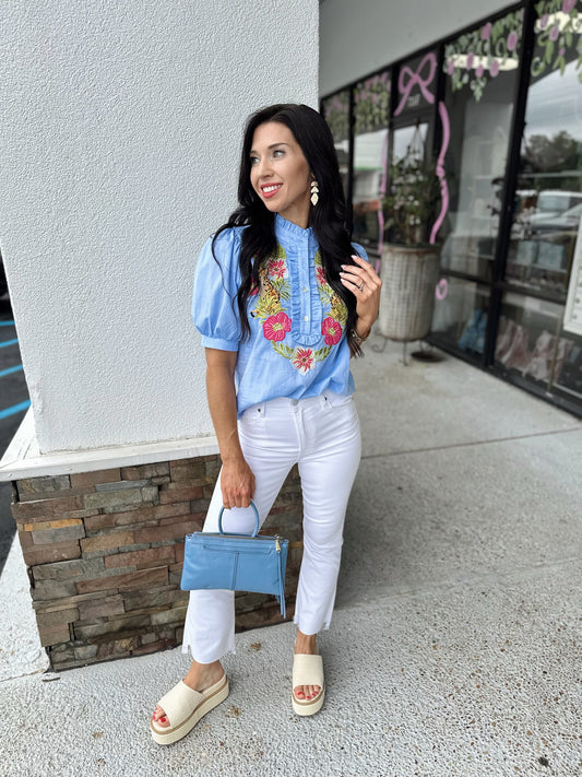 Wild One Top - blue
