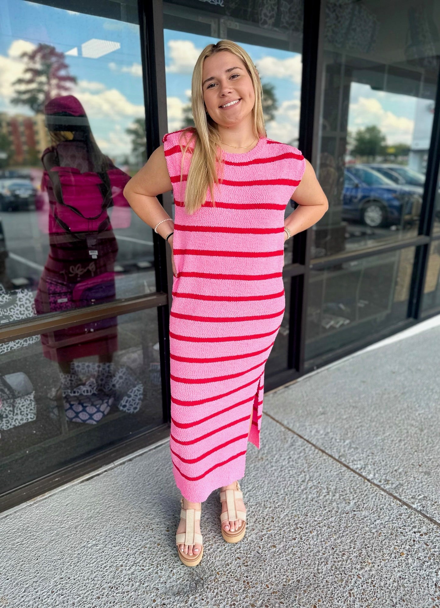 Striped Away Midi