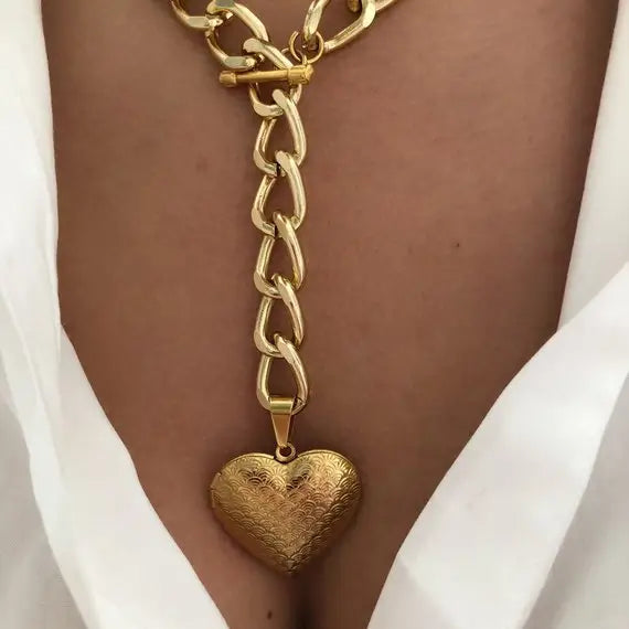 Heart Photo Necklace