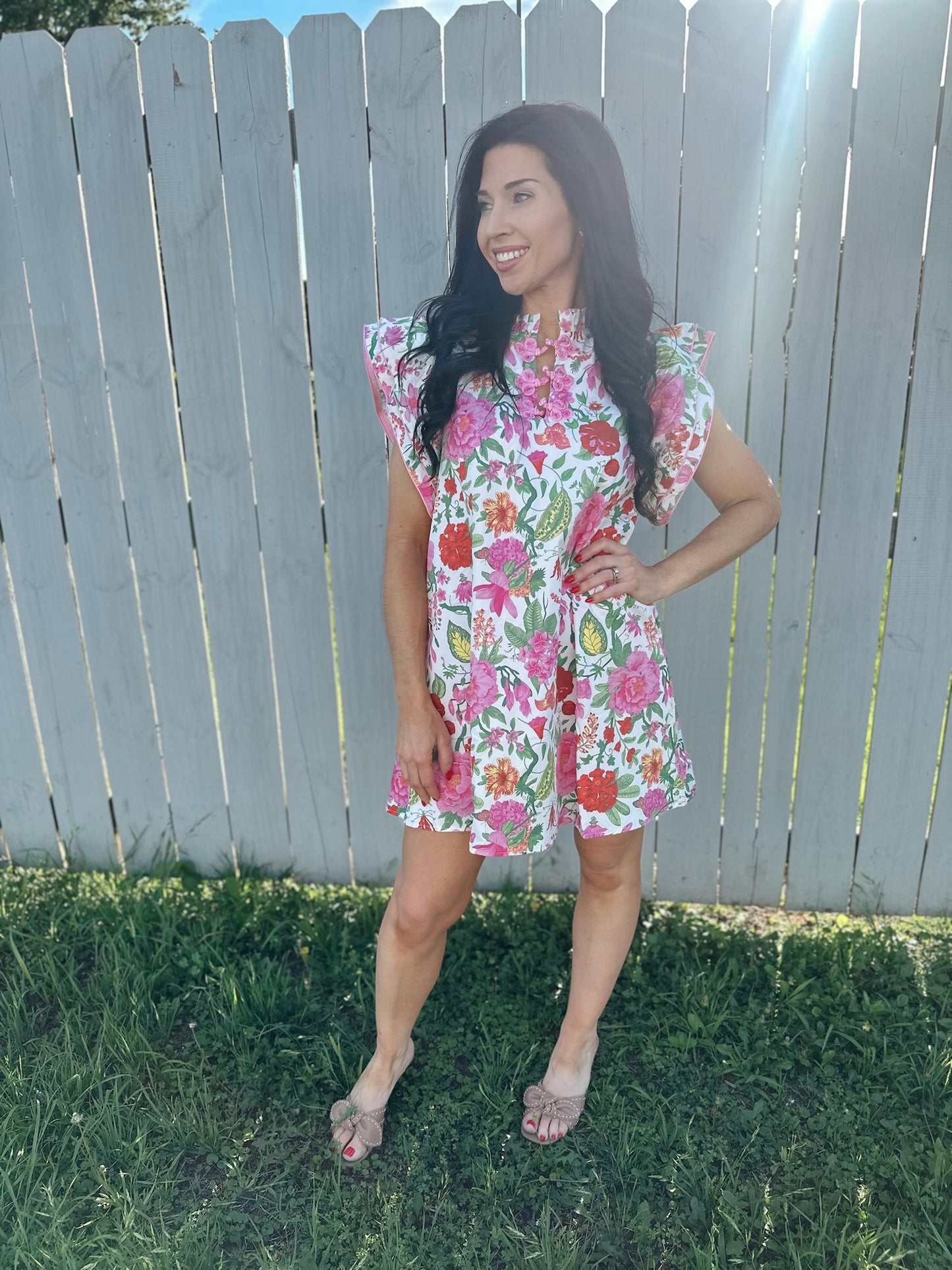 Adelyn Dress - pink