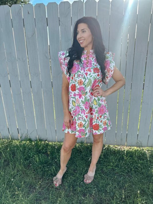 Adelyn Dress - pink
