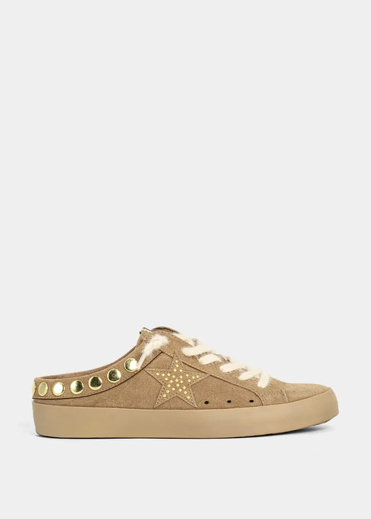 Pia - camel Suede