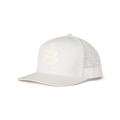ALL white Flying B Logo Performance Cap