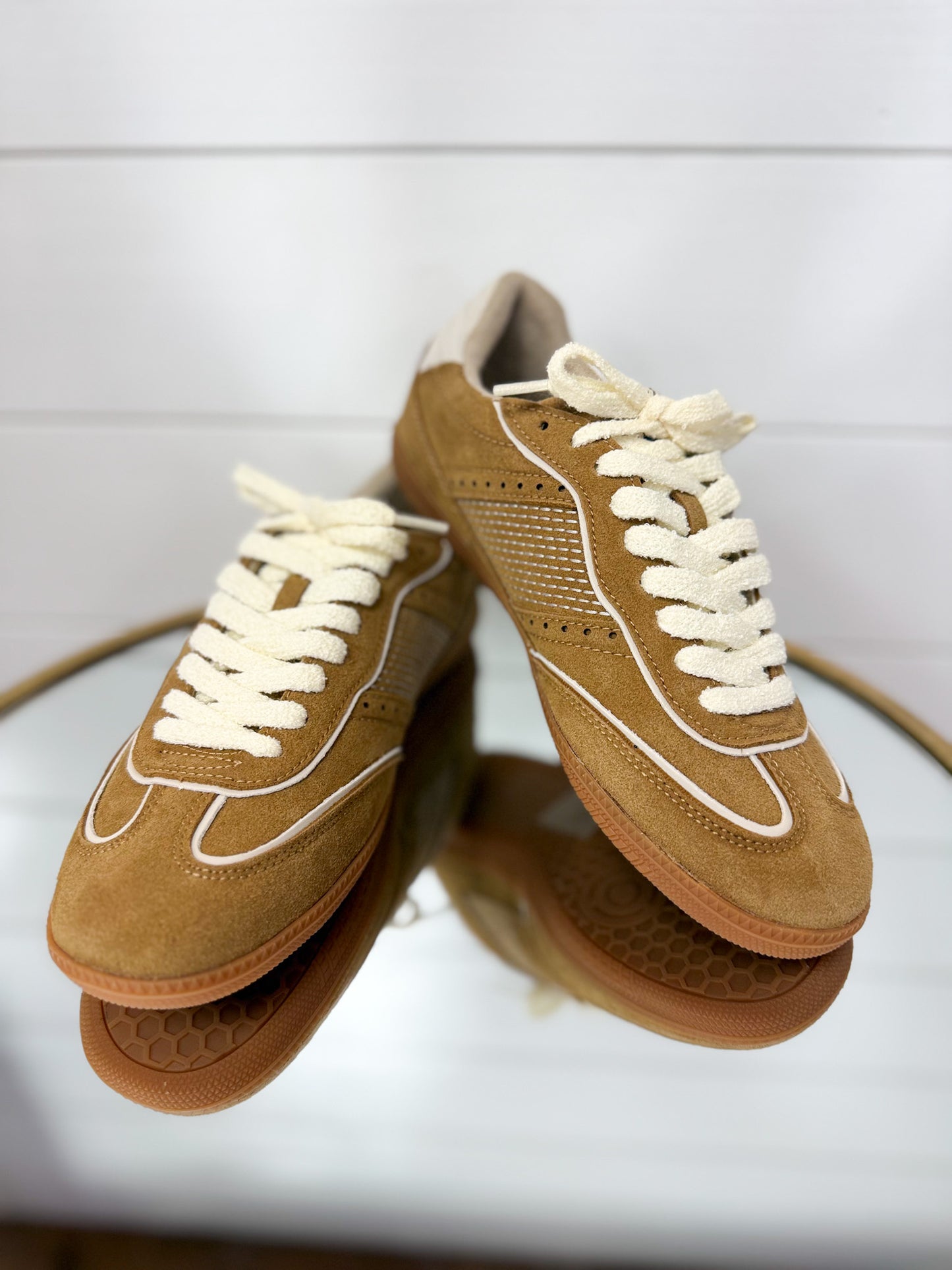 Sophie - Camel Suede