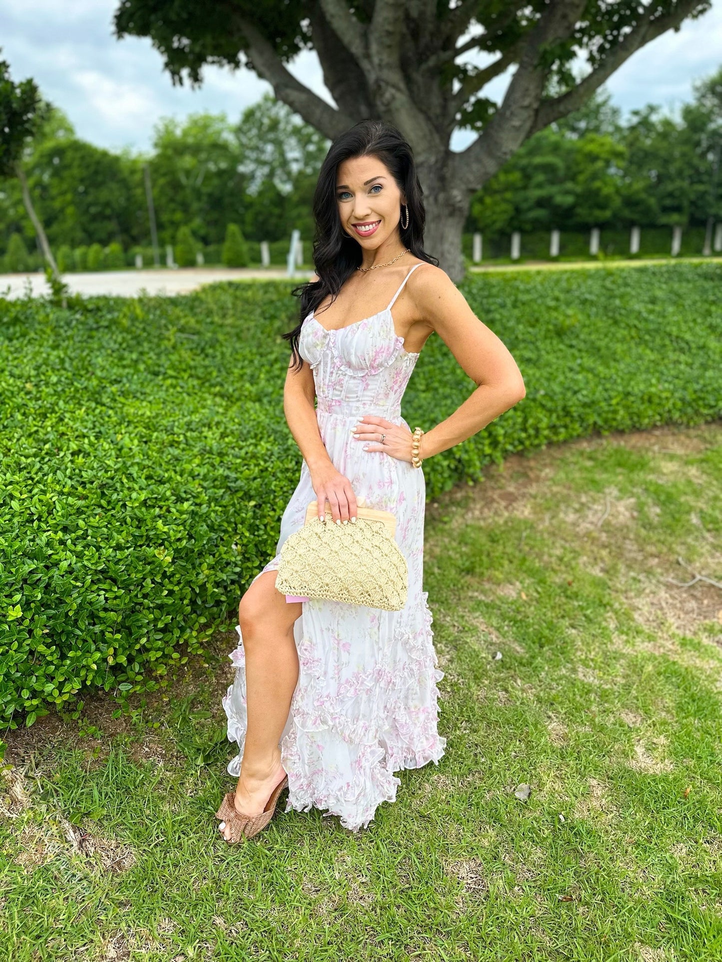 Zoey Maxi - Light Pink Mix