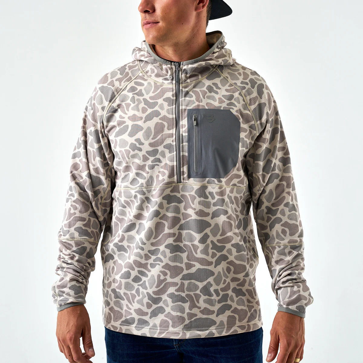 Classic Camo Blaze Tech Quarter Zip