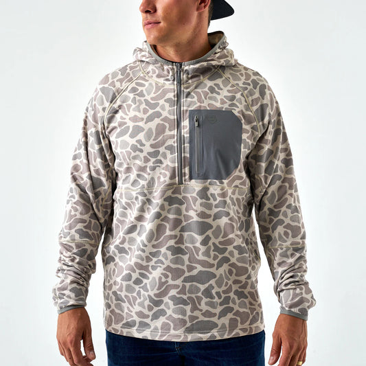 Classic Camo Blaze Tech Quarter Zip