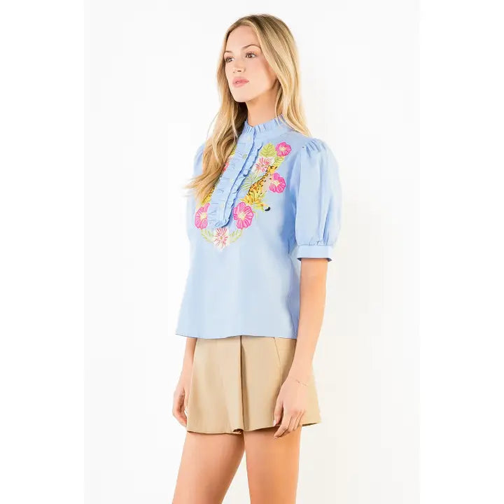Wild One Top - blue