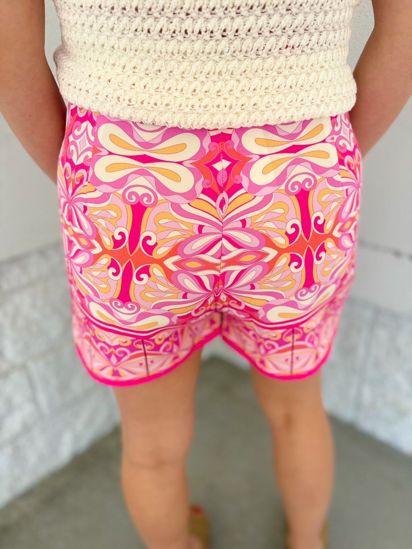 Vacay Mode Skort - pink mix