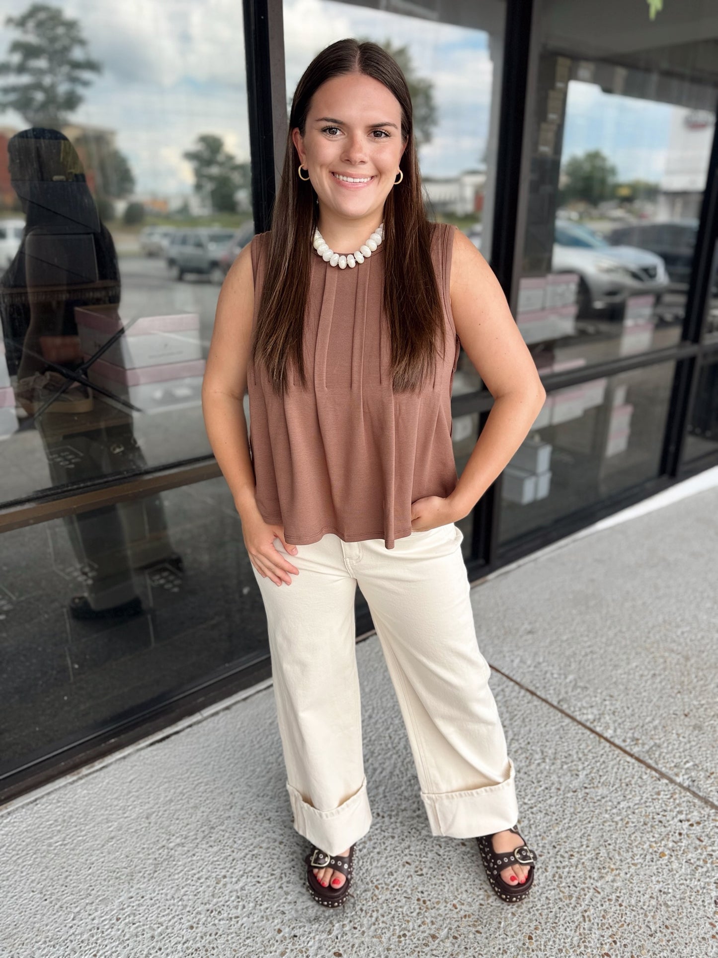 Tatum Top - chocolate