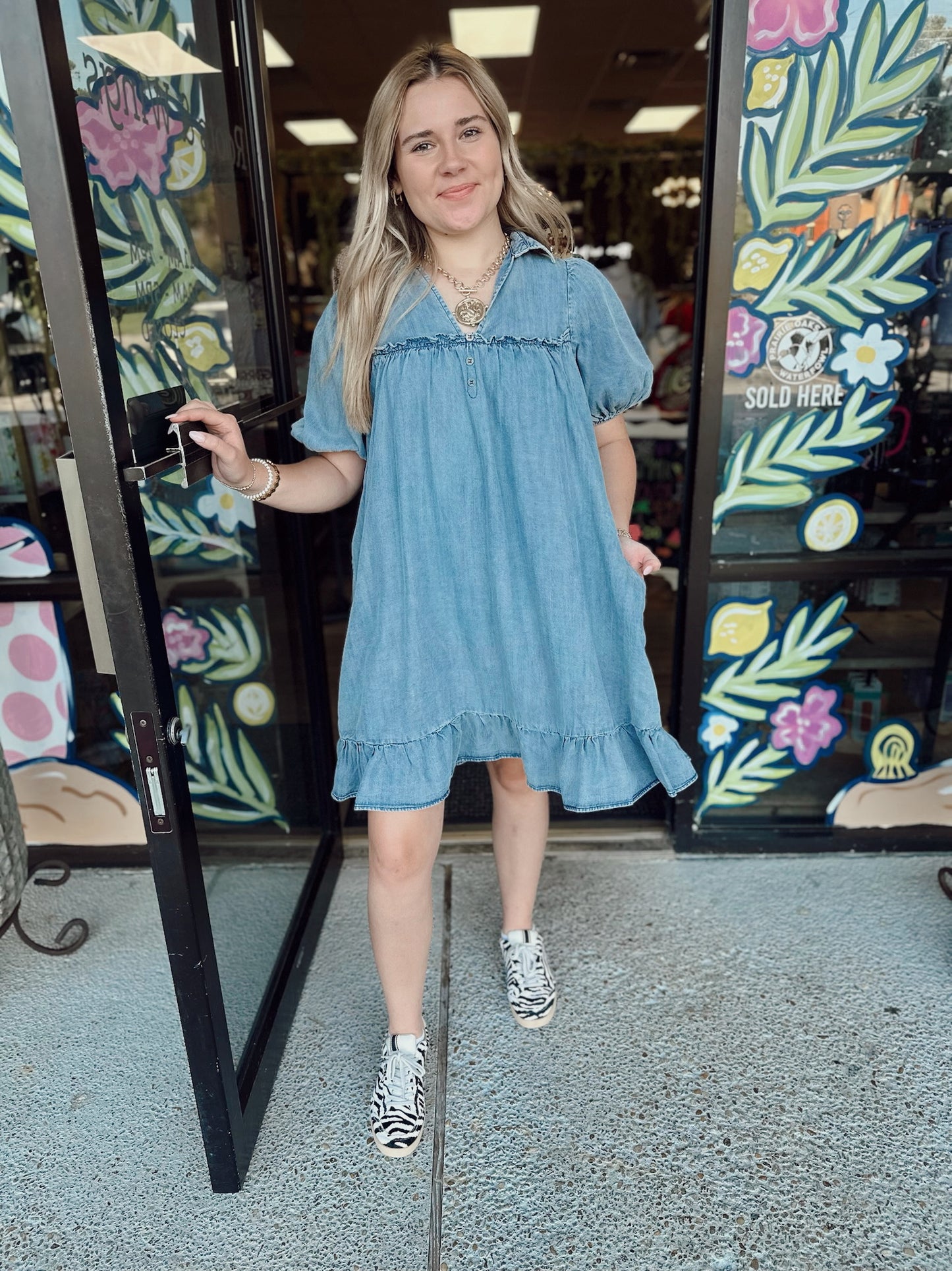 Swaying Denim Mini