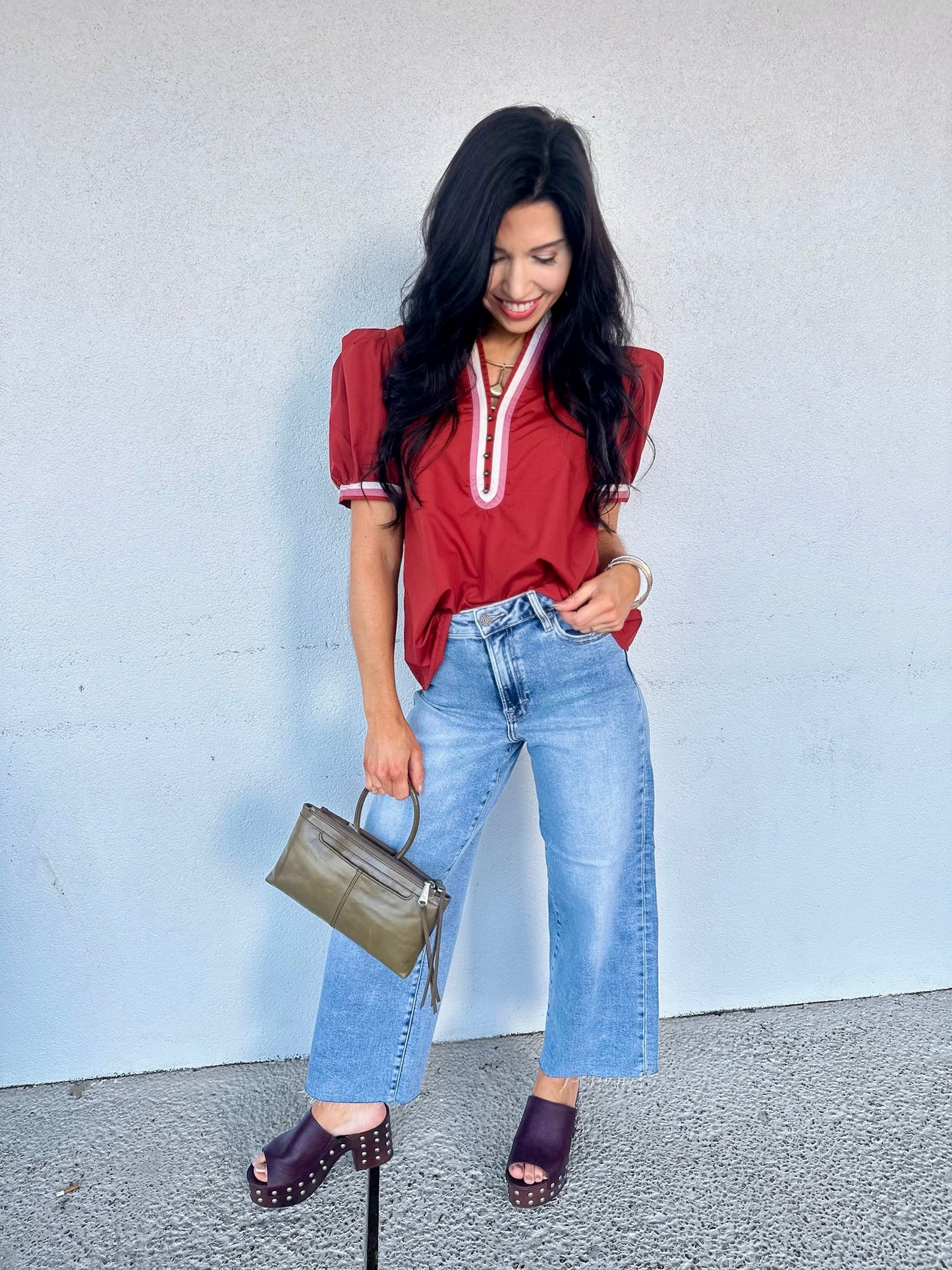 Color Pop Top - rust