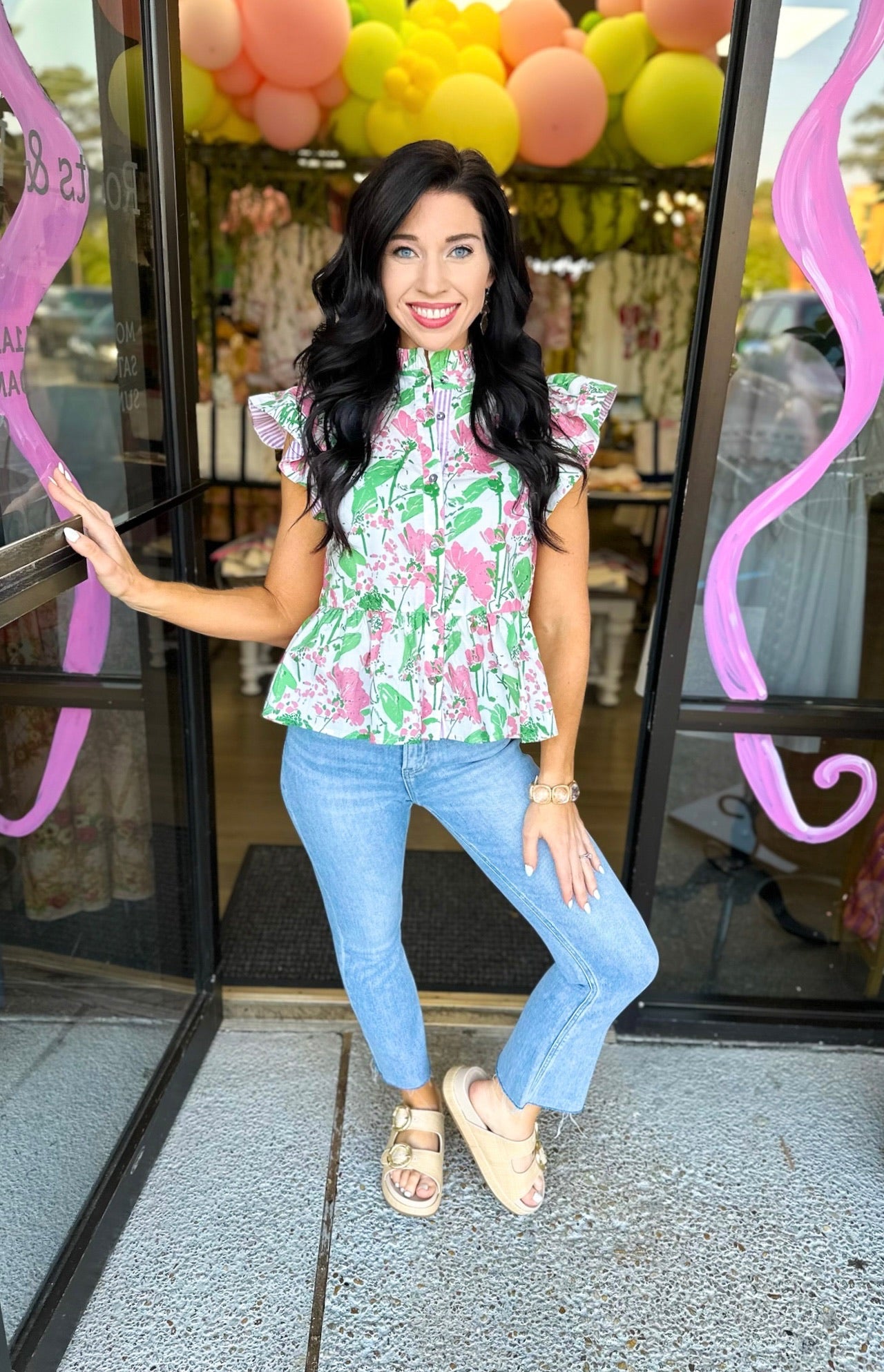 Victora Top - pink