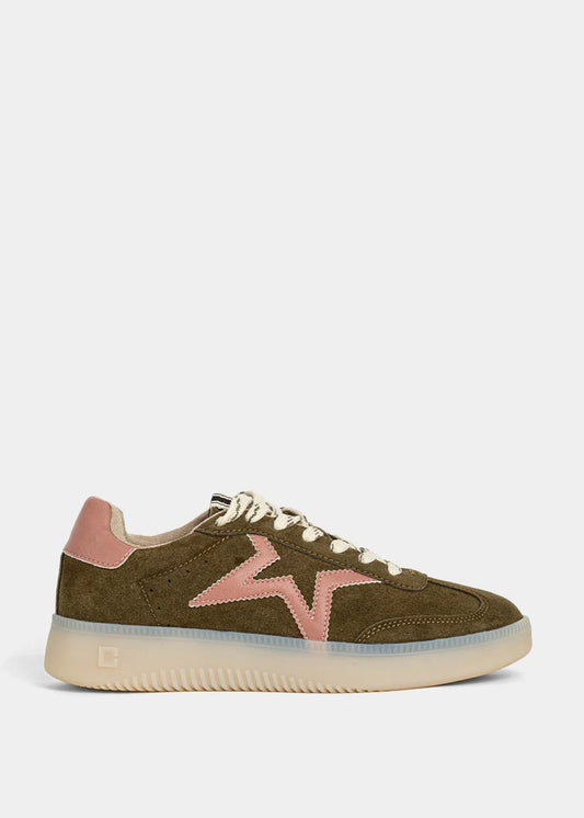 Peaches - Olive Suede