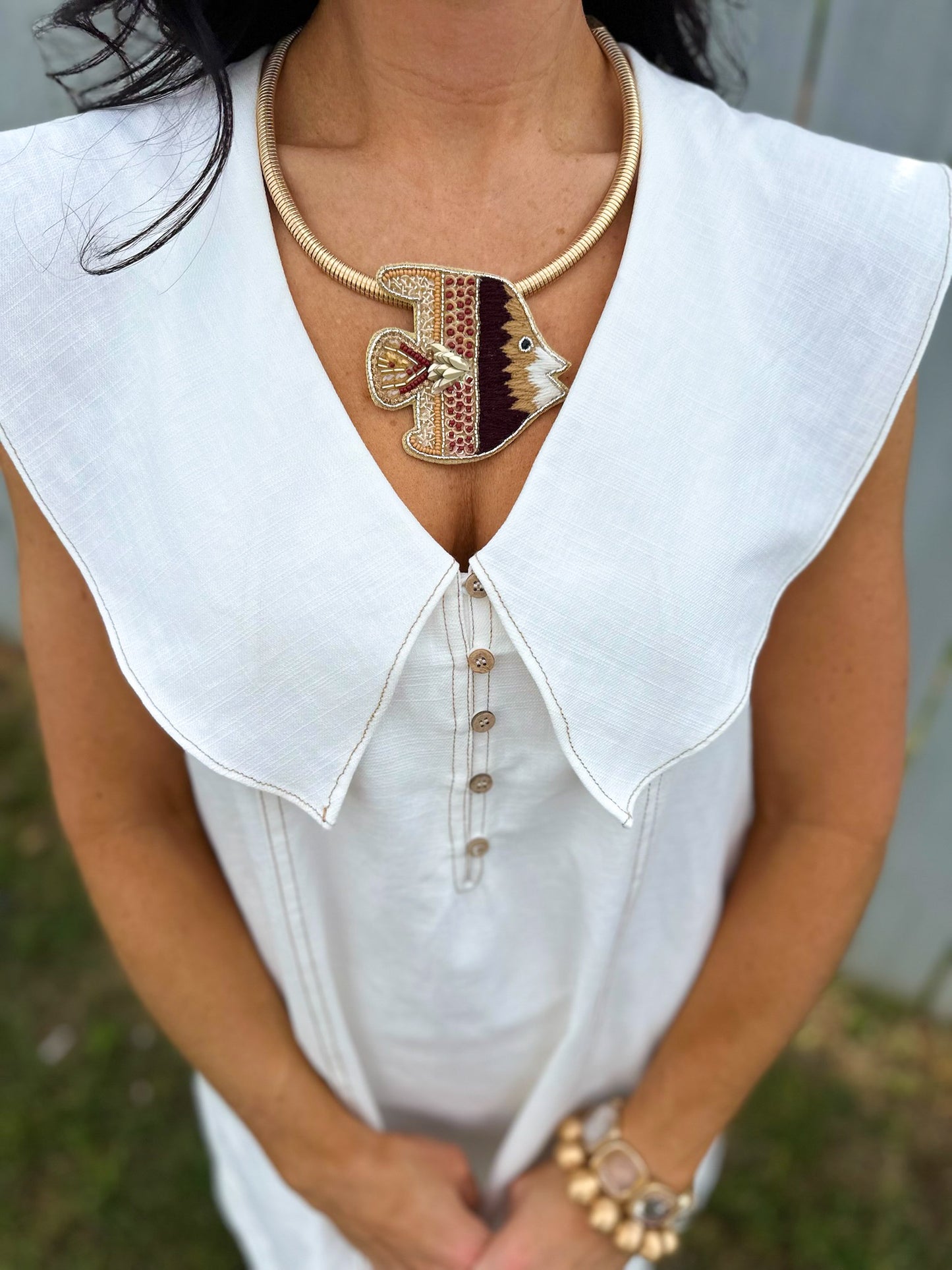 Greater Day Mini - White/taupe