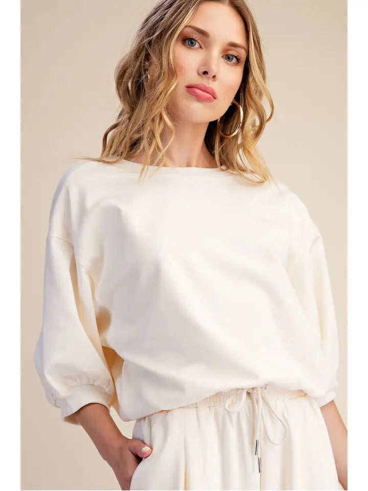Bubble Bubble Top - ivory
