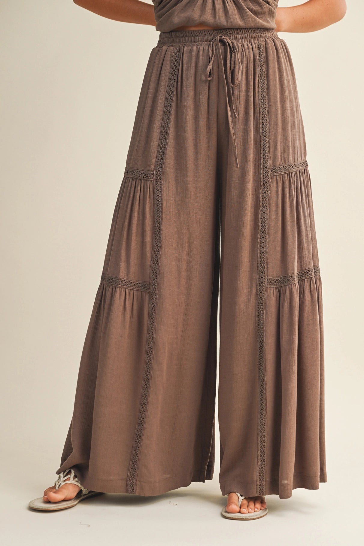 Wilma Set Pants - Ice Mocha