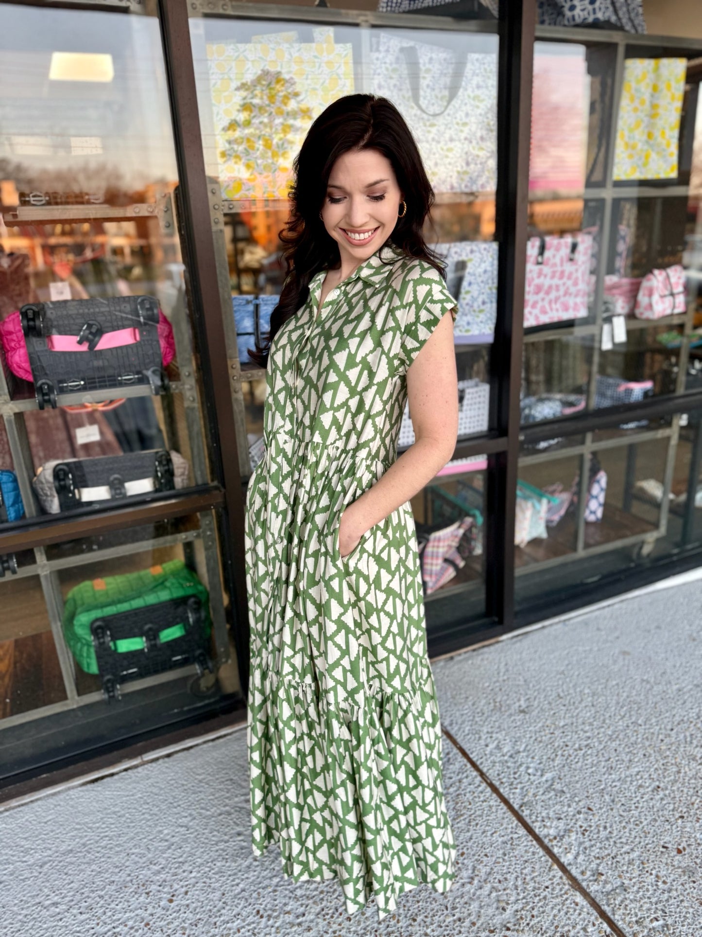 Kiss Her Maxi- Green