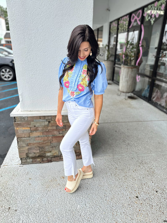 Wild One Top - blue