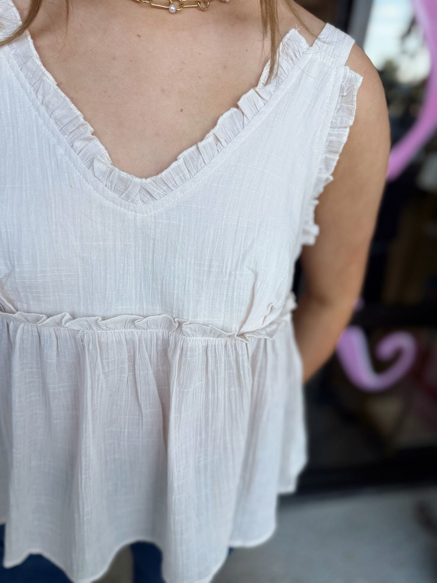 Eli Cami Top - Natural