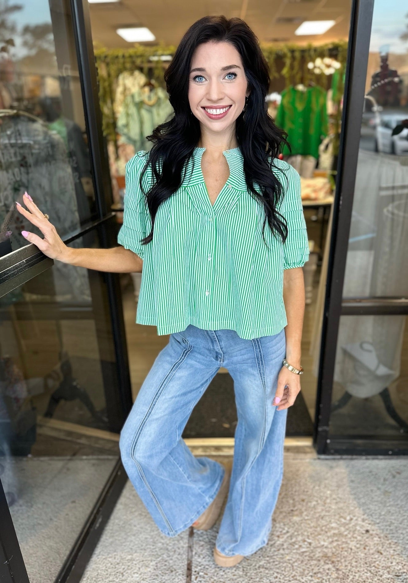 Finish Up Top - Green