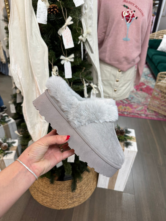 Dorah Slipper - Grey