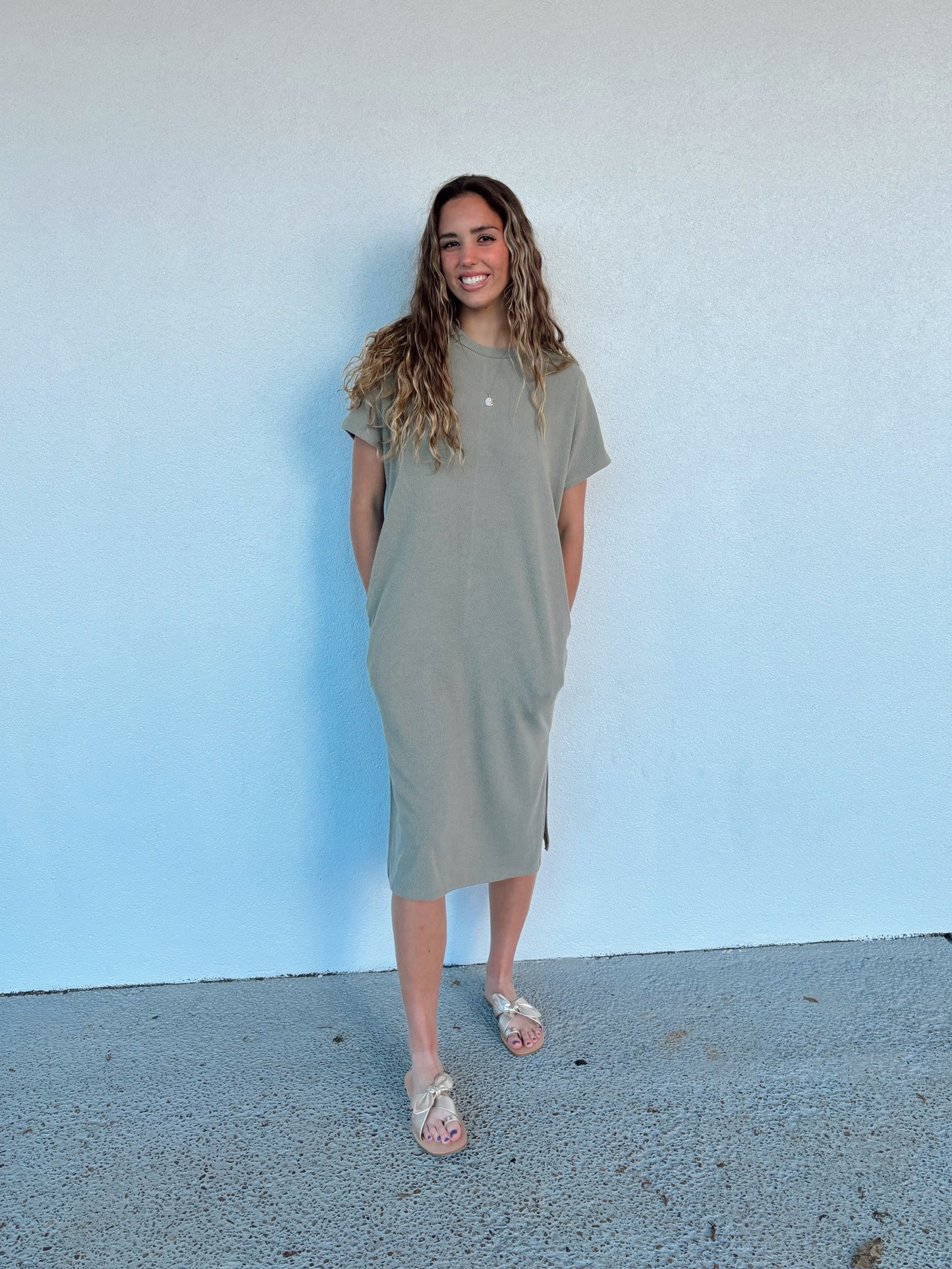 Textured Midi - Dried Sage