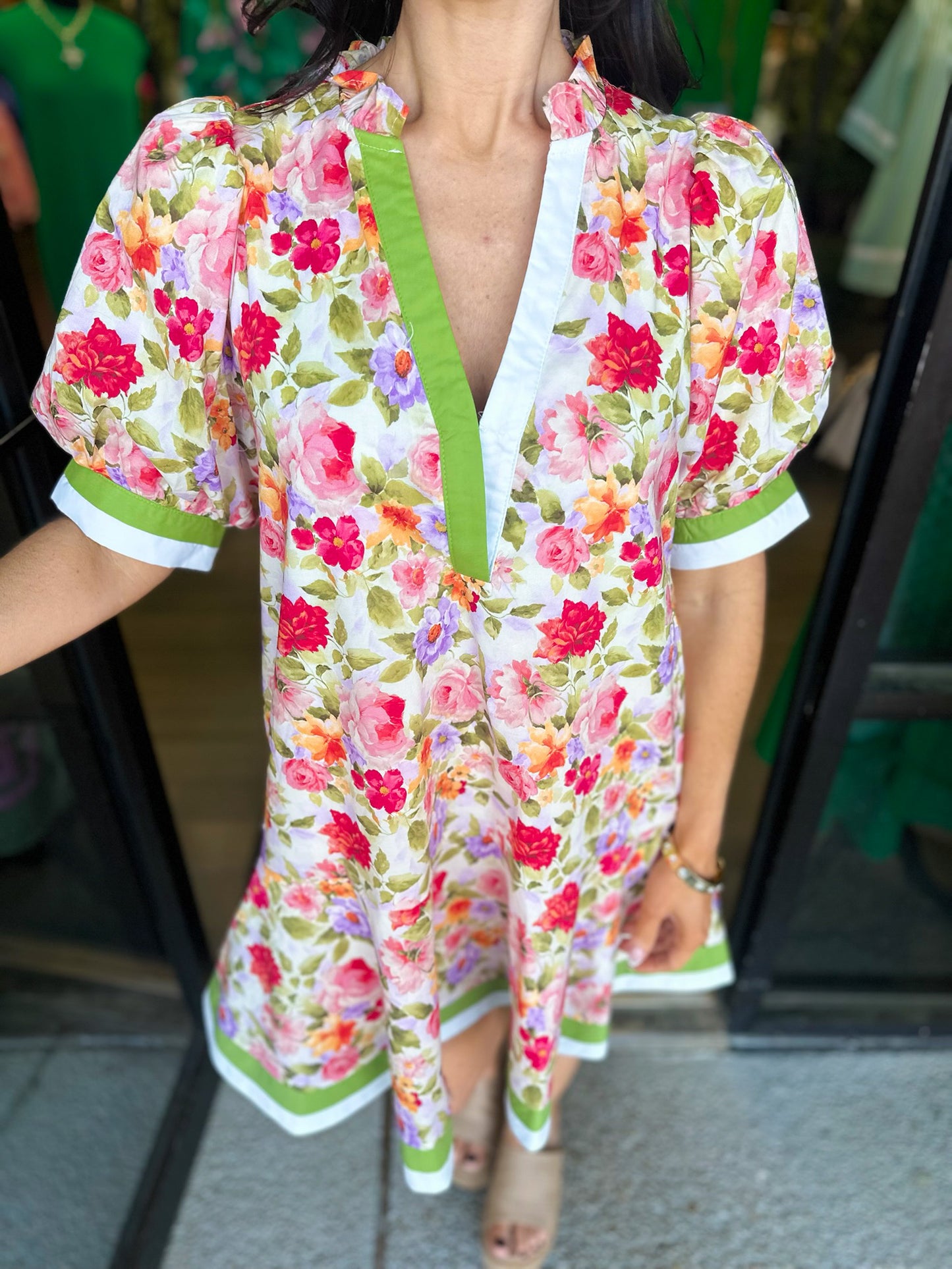 Mallory Dress - Matcha