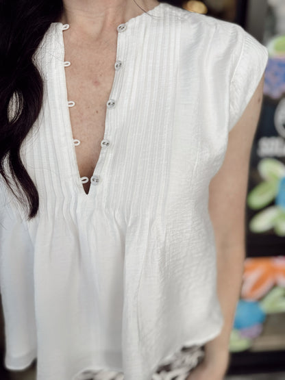 Basic White Button Up