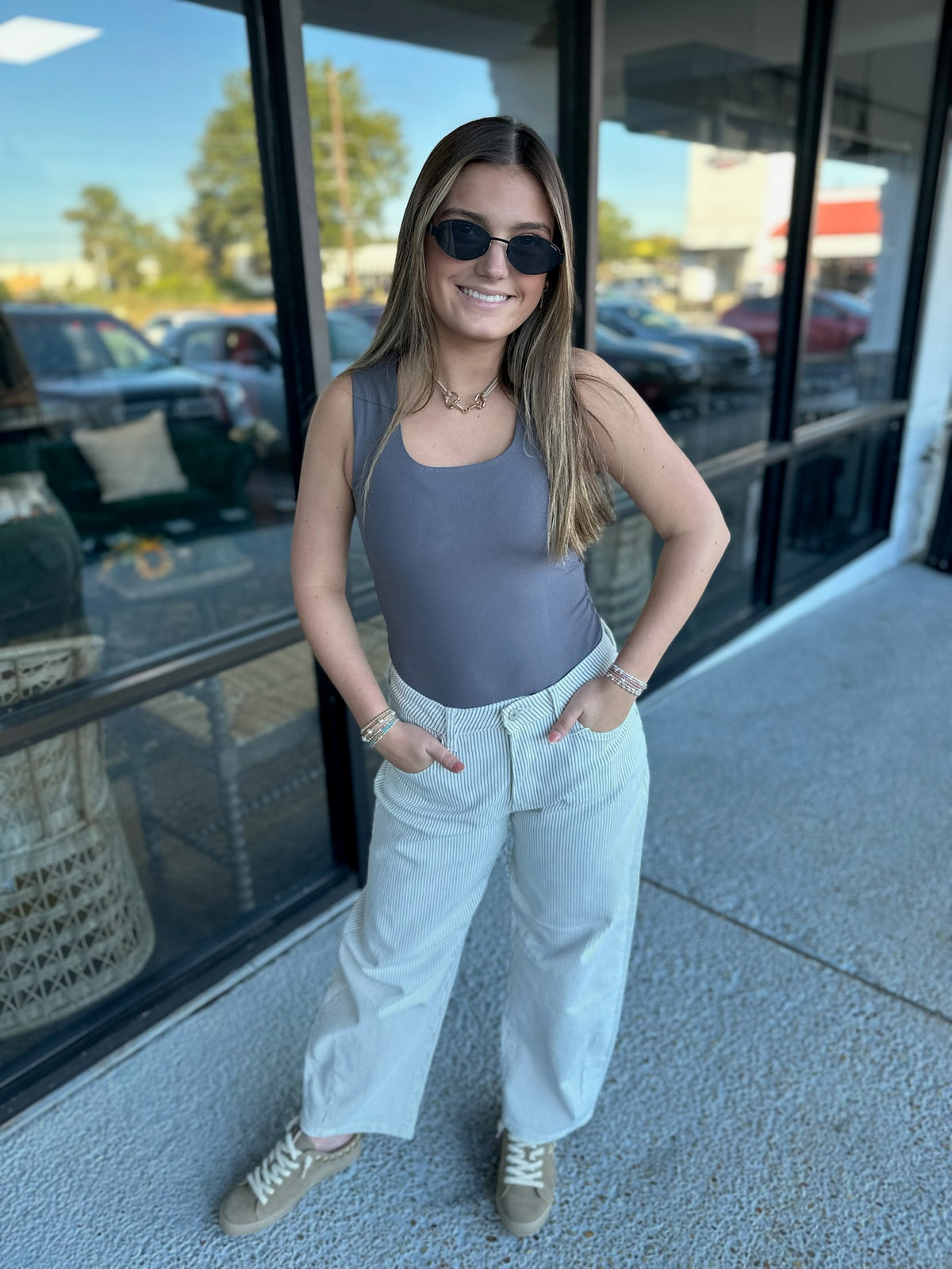 Comfy & Cute Top - grey