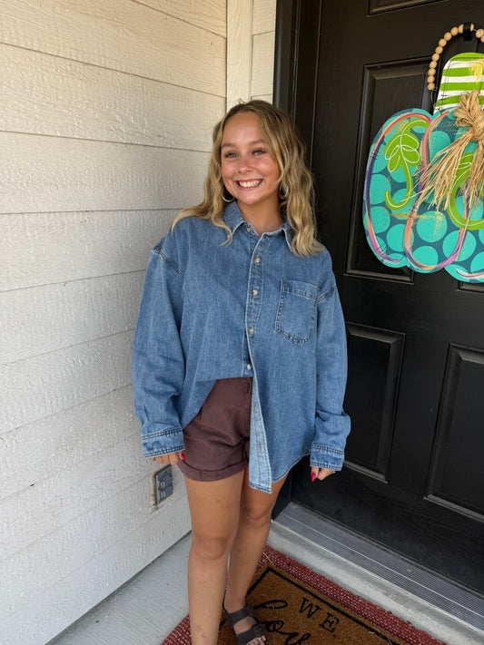 Denim Babe Shacket