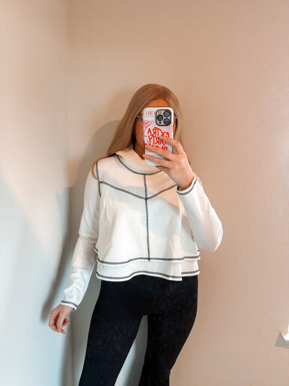 Reverse Stitch Pullover